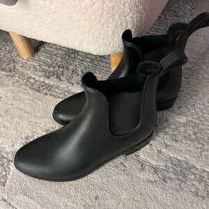J Crew Black Women's Chelsea Rain Boots